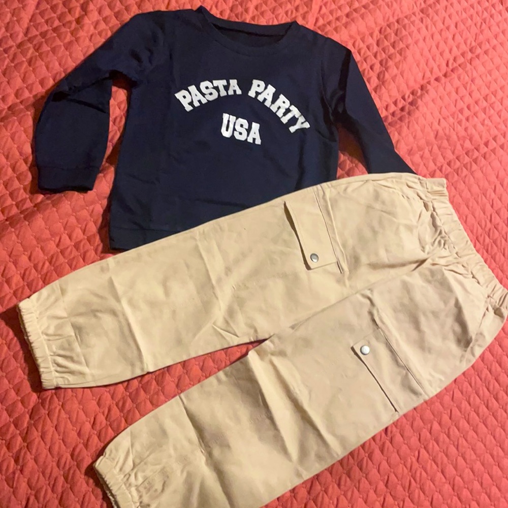 Boys Two piece long sleeve and pants set